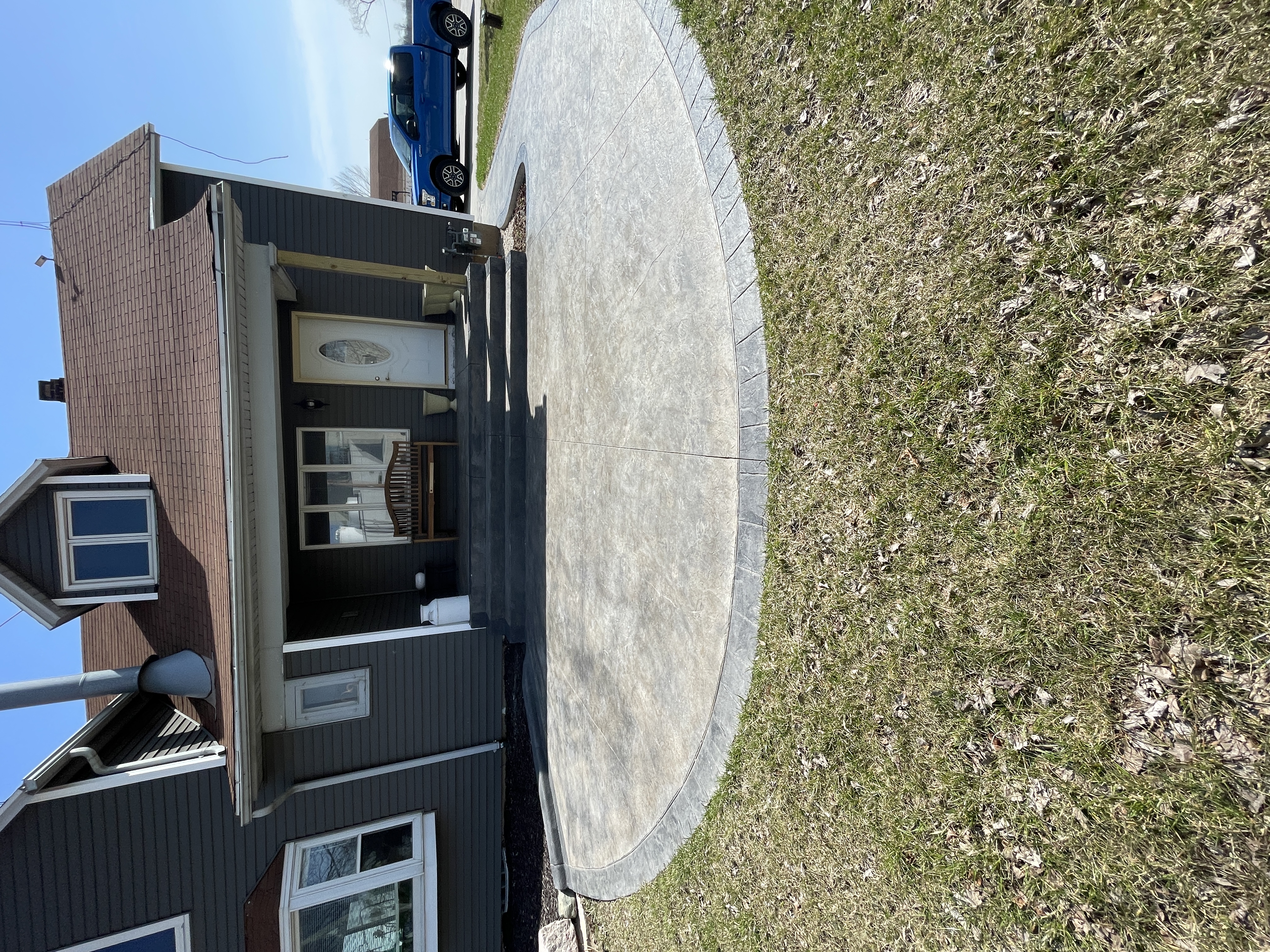 Stamped Colored Patio