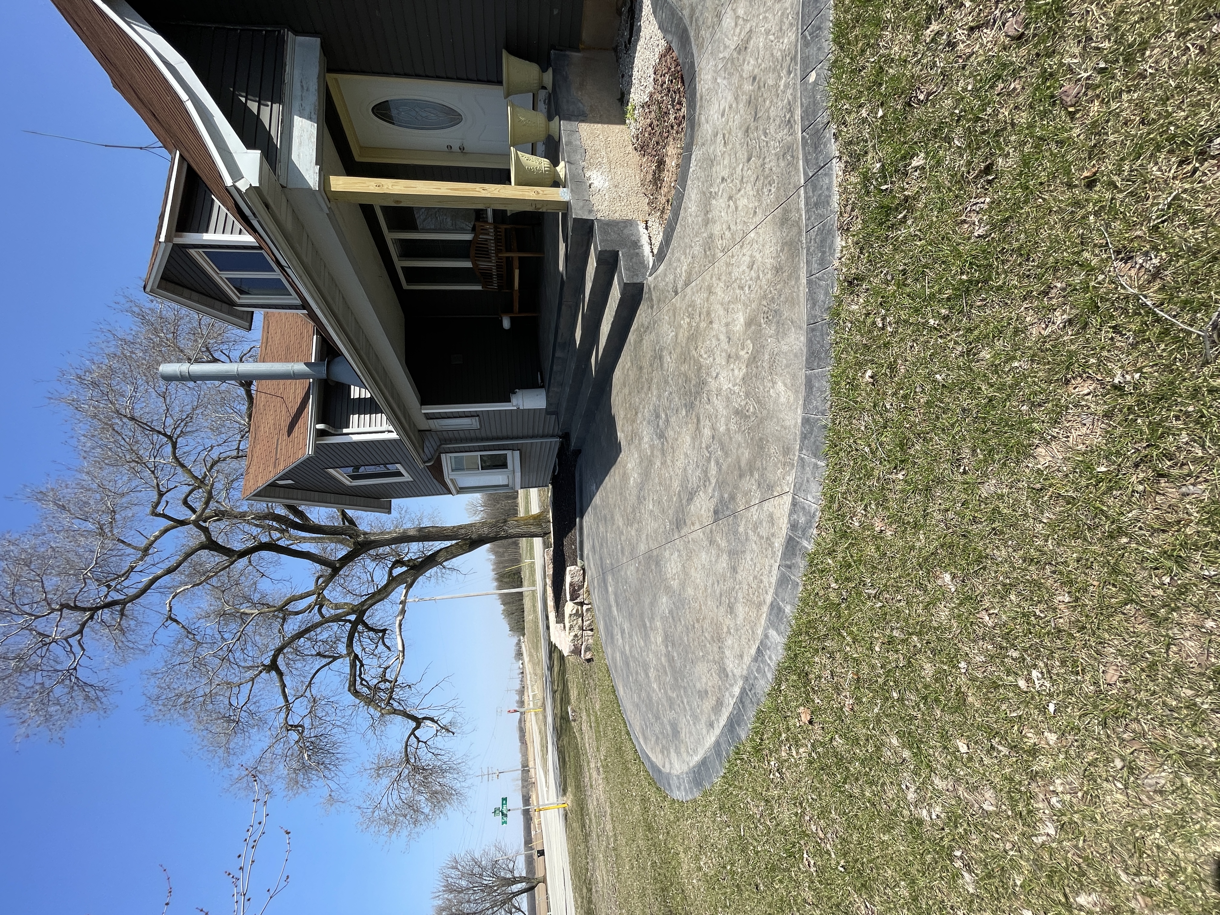 Stamped Colored Patio